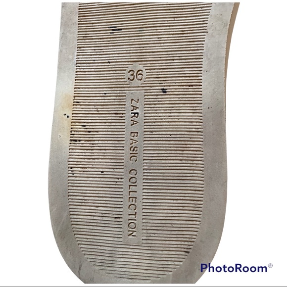 🦚 ZARA faux snakeskin sneakers size 6 - Picture 6 of 6